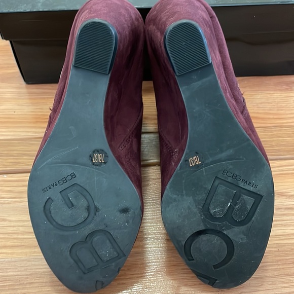 BCBG Paris Wyno Bordeaux Booties size 7 - Picture 6 of 7